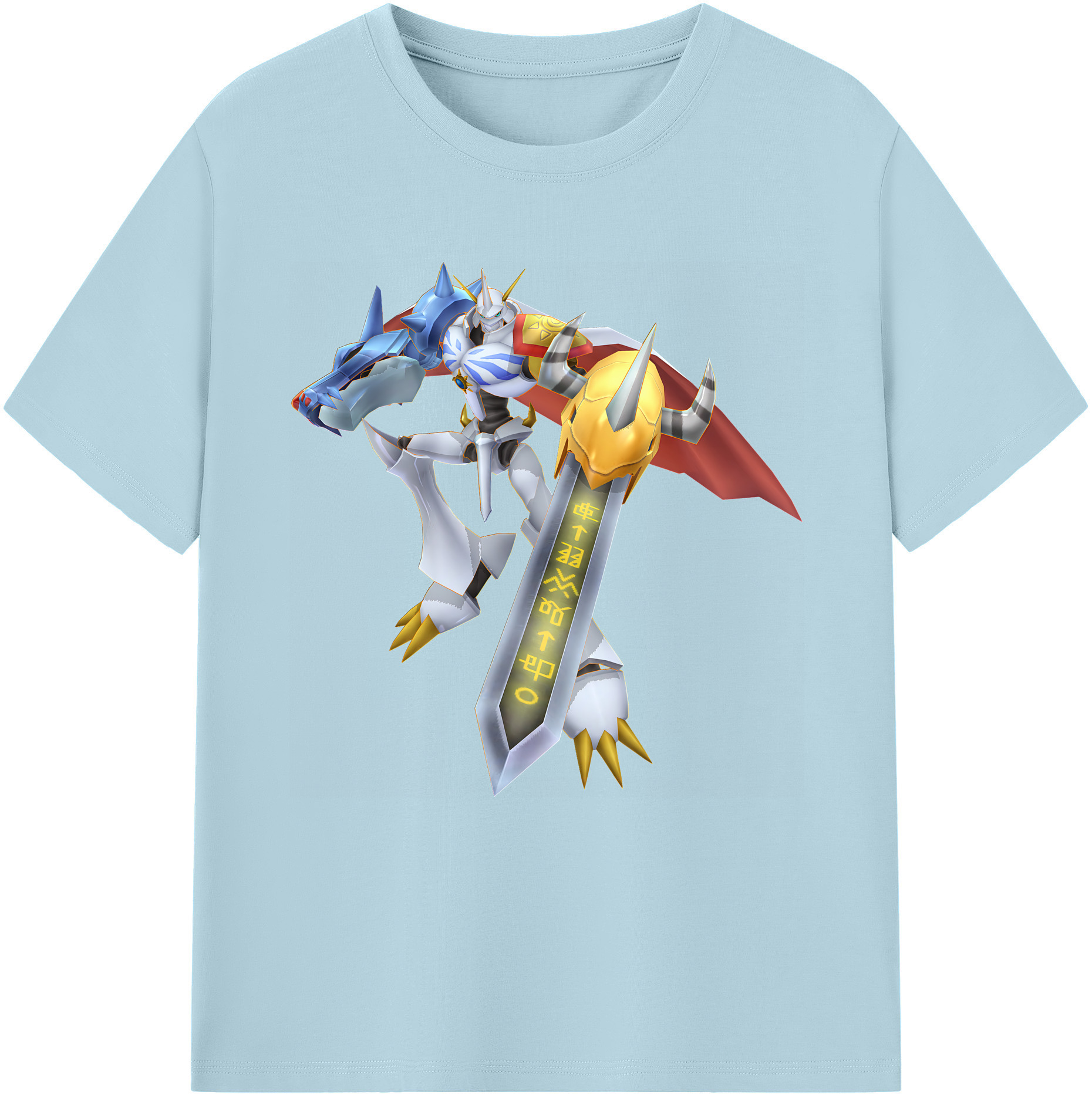 （画像用） Digimon デジタルモンスター/デジモン 綿100％半袖Tシャツ（フロントプリント）